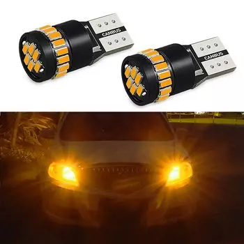 AUXITO 2x T10 W5W LED Canbus внутренние парковочные габаритные огни для Citroen C3 C4 C5 Seat Leon MK2 Mitsubishi Lancer Jeep Renegade