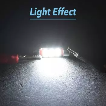 AUXITO 4/2 шт. C10W светодиодный Canbus Festoon 31 мм 36 мм C5W светодиодная лампа12V COB 6000K белая внутренняя купольная лампа для чтения номерного знака
