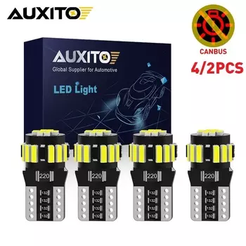 AUXITO 4/2 шт. W5W T10 светодиодный CANBUS без ошибок 5W5 194 168 купольные фонари для карт, парковочный светильник, внутренняя боковая лампа для Hyundai Tucson Santa
