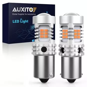 AUXITO T20 LED 7440 W21W PY21W Canbus No Hyper Flash Автомобильная лампа указателя поворота 1156 BA15S P21W BAU15S Светодиодный желтый индикатор 12 В