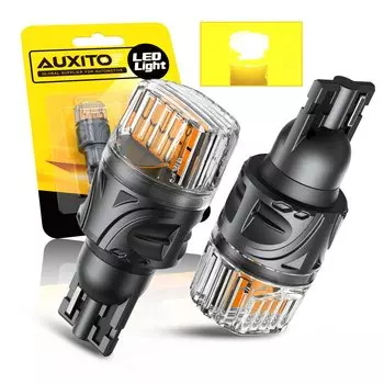 AUXITO W16W T15 Светодиодная лампа T16 Canbus без ошибок Резервный светодиодный светильник заднего хода 921 912 Светодиодные автомобильные фонари Стоп-сигнал Янтарный Белый DC12V