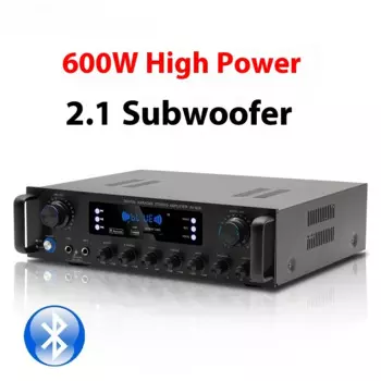 AV-628BT HiFi Digital усилитель звука Bluetooth MP3 канал 2.1sound Power AMP stereo Home Автомобильный Автомобиль для динамиков макс. 600 Вт *