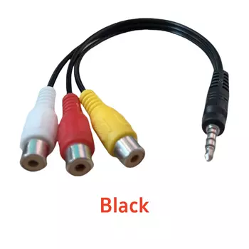 1 шт. 3,5 мм к разъему 3 1 шт. RCA кабель видеокомпонент AV-адаптер кабель для TCL TV красный белый и желтый женский