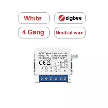 AVATTO Мини модуль умного выключателя Wi-Fi