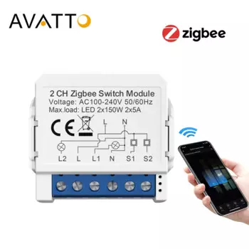 AVATTO Tuya Smart Zigbee Модуль выключателя