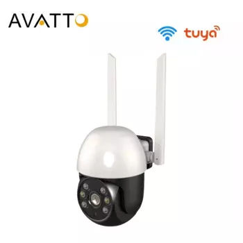 AVATTO Tuya WiFi уличная 2MP HD умная камера Домашняя безопасность видеонаблюдение поддержка двустороннего аудио автослежения ночное видение