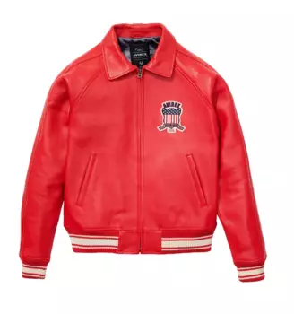 Мужская кожаная куртка AVIERX, Франция, овчина толщиной 1,5 мм, высококачественная брендовая вышивка, винтажный классический летный костюм американского размера, пальто