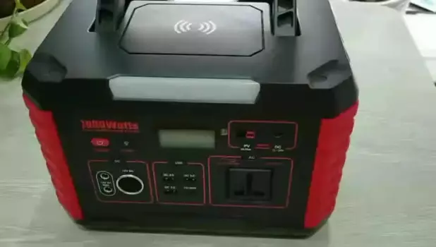 Аварийный источник питания, солнечный генератор, литиевая батарея 1000 Вт 110 В, портативная электростанция для использования вне помещений