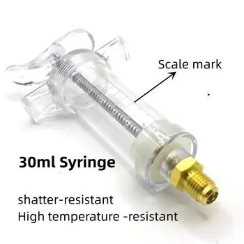 Авто A/C масло/инжектор красителя 1 унция с низким боковым адаптером 134a быстродействующий адаптер 1/4 Инструменты для ремонта кондиционирования воздуха Инжекция ручного маслера