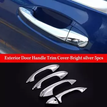 Авто ABS хромированные наружные дверные ручки Крышка отделка наклейка для Mercedes Benz C Class W205 GLC X253 E Class W213 автомобильные аксессуары LHD