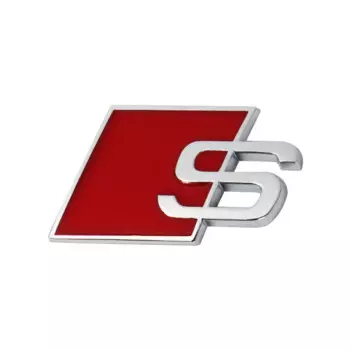 Авто Металлический Сплав 3d Для S Line Логотип Хромированная Польская Металлическая Эмблема Боковое Крыло Значок Багажник Наклейка Эмблема Стиль Автомобиля