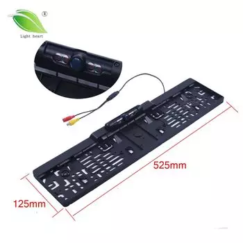 Авто Парктроник ЕС Рамка автомобильного номерного знака Камера заднего вида HD Камера заднего вида ночного видения Камера заднего вида с 4-ИК-подсветкой