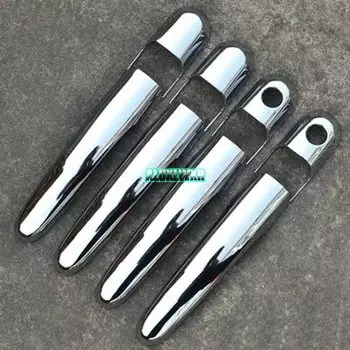 Авто-Стайлинг Abs Хромированная дверная ручка Автомобильная дверь на запястье Накладка для Hyundai Tucson JM 2004 2005 2006 2007 2008 2009 аксессуары