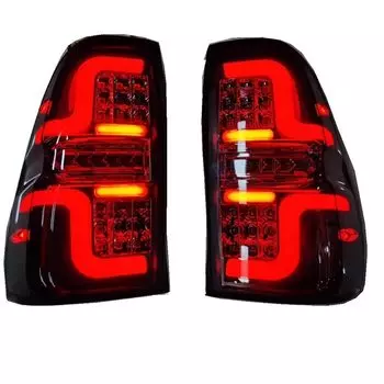 Авто внешние задние фонари в сборе, светодиодные задние фонари, пригодные для Toyota Hilux Hilux Vigo 2005 2006-2014, задний стоп-сигнал, указатель поворота