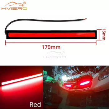 Авто внешняя лампа водонепроницаемая противотуманная фара светодиоды 17 см COB несколько цветов яркий автомобиль DRL светодиодный сигнал поворота багажника дневные ходовые огни