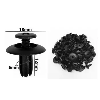 Автобусный бампер брызговик обшивка колесо арка крышка багажника крепежный зажим 5 мм 6 мм 7 мм 8 мм 9 мм 10 мм отверстие универсальная пластиковая заклепка