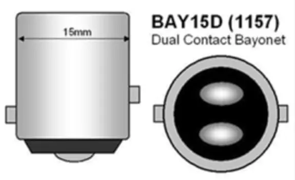 Автолампа Ruiandsion 2 шт., 1157 BAY15D BAZ15D P21/4 Вт BA15D 3014SMD 39LED, белый, красный, желтый, 12 в-24 в