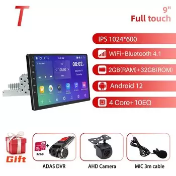 Автомагнитола 1Din, 9 дюймов, Android, для Citroen C4 Grand Picasso 2006-2013, стерео, CarPlay, навигация, мультимедийный видеоплеер, головное устройство