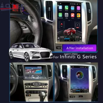 Автомагнитола 2 Din, 256 ГГц, Android 11,0, для Infiniti G G25 G37 2007 - 2013