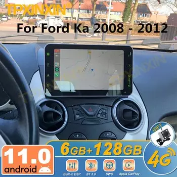 Автомагнитола 2DIN для Ford Ka 2008-2012, мультимедийный плеер с GPS Навигатором и экраном