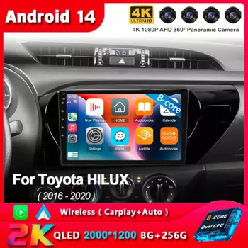 Автомагнитола 2DIN для Toyota HILUX REVO VIGO IMV 2016 2017 2018 2019