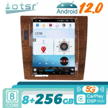 Автомагнитола 2DIN, мультимедийный видеоплеер на Android 12 для VW Volkswagen Phaeton 2003 - 2013