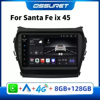 Автомагнитола 2DIN на Android для Hyundai IX45 Santa Fe ix 45 III XL 2013 - 2017