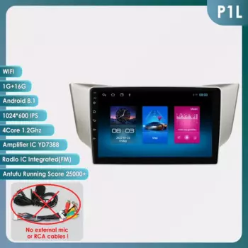 Автомагнитола 7862 2din Android для Lexus RX300 RX330 RX400H для Toyota Harrier, автомагнитола, мультимедийный видеоплеер, GPS Carplay, 4G DSP