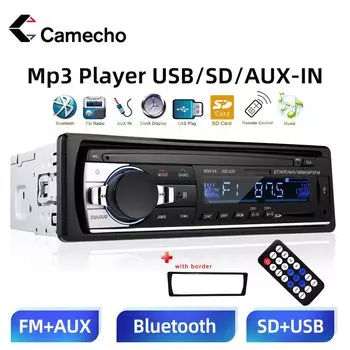Автомагнитола Cameho, 12 В, Bluetooth, 1Din