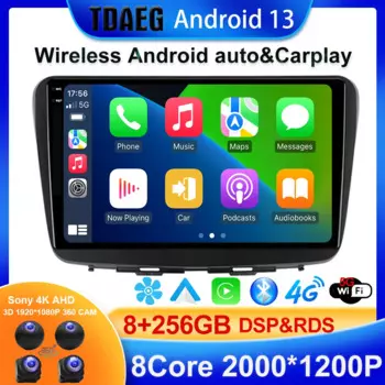 Автомагнитола carplay 2K, 256 ГГц, Android, для Suzuki Baleno 2015 - 2022