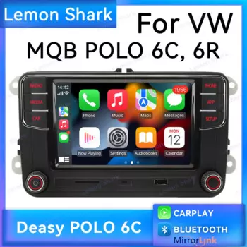 Автомагнитола Deasy MIB Carplay для VW MQB POLO 6C 6R Bluetooth стерео Mirrorlink навигатор 6.5 дюйма мультиплеер USB SD встроенный микрофон