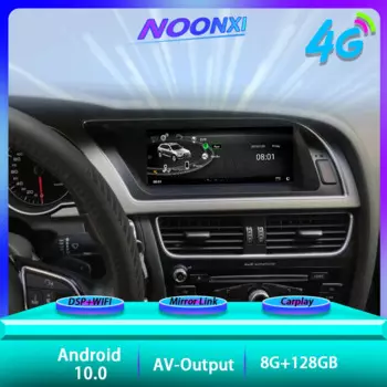 Автомагнитола для Audi A5 128-10,0, 6 + 2009 ГГц, Android 2016