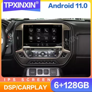 Автомагнитола для Chevrolet Silverado GMC SIERRA 13,6-2014, 2019 дюйма, Android 11