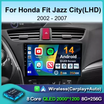 Автомагнитола для Honda CIVIC Hatchback 2012, 2013, 2014, 2016, 2017, Android 14