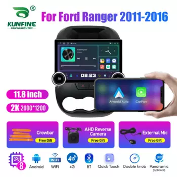 Автомагнитола для Honda Ranger 11,8-2011, 2016 дюйма, 2K, 2 Din