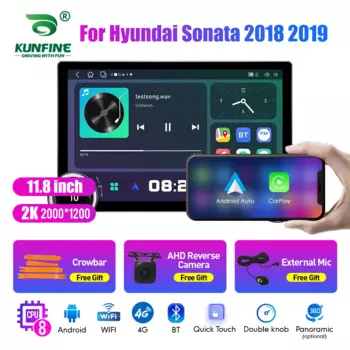 Автомагнитола для Honda Sonata 11,8-2018, 2019 дюйма, 2K, 2 Din