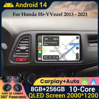 Автомагнитола для Honda Vezel HR - V HRV HR V XRV 2015-2020