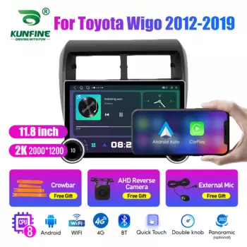 Автомагнитола для Honda Wigo 11,8-2012, 2019 дюйма, 2K, 2 Din