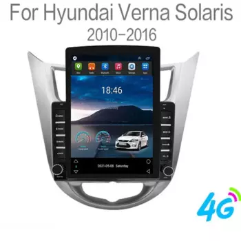 Автомагнитола для Hyundai Solaris Accent Verna 2010-2016, 2DIN, Android 13