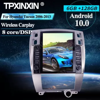 Автомагнитола для Hyundai Tucson 128-2006, 2013G, Android 10,0, GPS, магнитола
