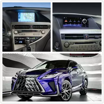 Автомагнитола для Lexus RX270/RX350/RX450H, 2009-2015, Android 10