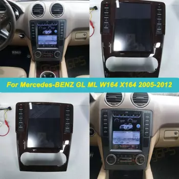Автомагнитола для Mercedes-BENZ GL ML W164 X164 2005-2012, Android, 2DIN