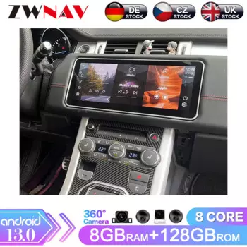 Автомагнитола для Range Rover Evoque L538 12,3-2012, 2018 дюйма, Android