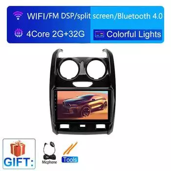 Автомагнитола для Renault Duster 2015-2020, для LADA Largus 2021, Android 14, BT, 9 дюймов, IPS, мультимедийный видеоплеер, навигация, стерео, GPS