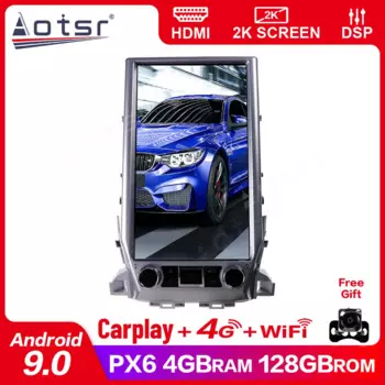 Автомагнитола для Toyota Land Cruiser 2016-2018, Android 13, 4 +, 128 ГГц