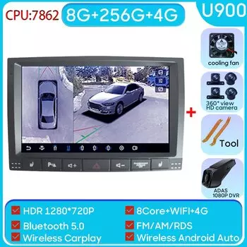 Автомагнитола для Volkswagen VW Touareg 1 7L 2002-2010, мультимедийный проигрыватель, видеовыход, GPS-навигация, Android, автомагнитола 2DIN