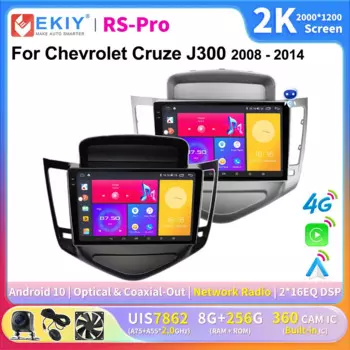 Автомагнитола EKIY для Chevrolet Cruze J300 2008-2014, Android, 4G, GPS