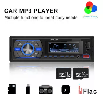 Автомагнитола GIVIFENI 1 din, 12 В, Bluetooth, стерео, MP3, Aux