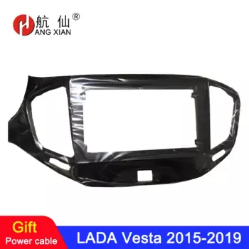Автомагнитола HANGXIAN для LADA Vesta 2015-2019, 2 Din, монтажная рамка для DVD-панель gps