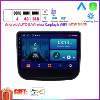 Автомагнитола, мультимедийный плеер с GPS для Chevrolet Equinox 2016, 2017, 2018, Android 14, IPS, 10,1 дюйма, стерео, Wi-Fi, BLUETOOTH, 2 DIN